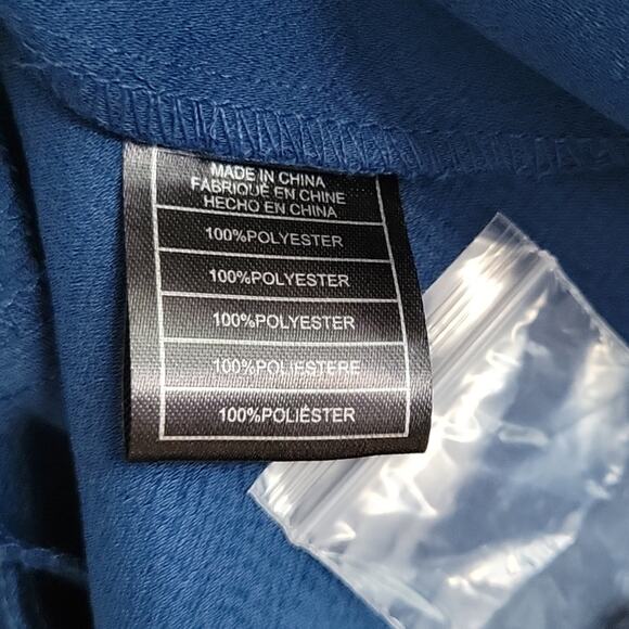 NEW Jack by BB Dakota Blue Shift Dress XS Xsmall Sleeveless Choker Style - Picture 3 of 4